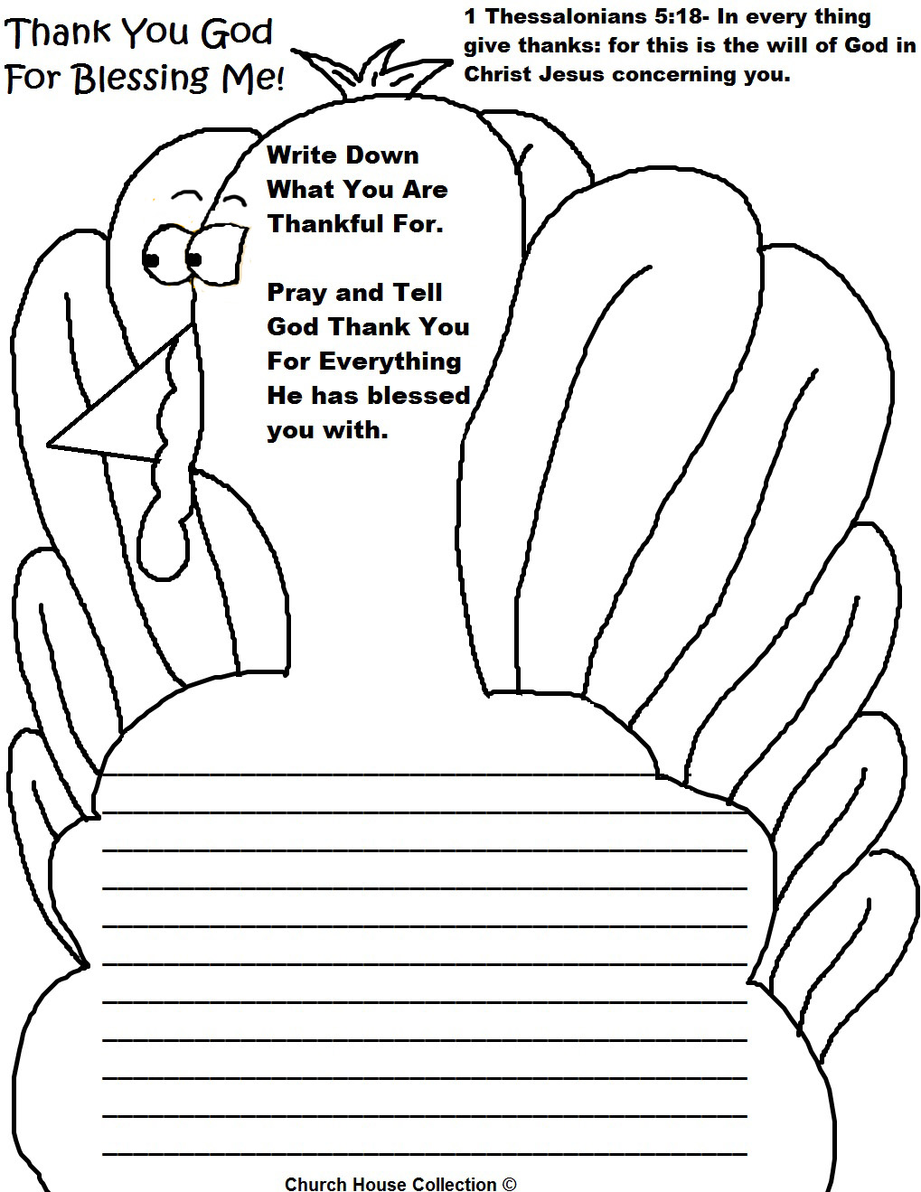 Give Thanks In All Things Sunday School Lesson